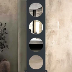 Carisa Circles Aluminium Vertical Mirror Radiator