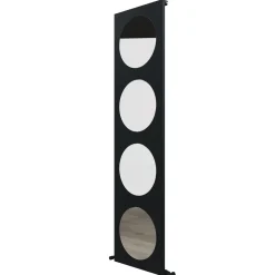 Carisa Circles Aluminium Vertical Mirror Radiator