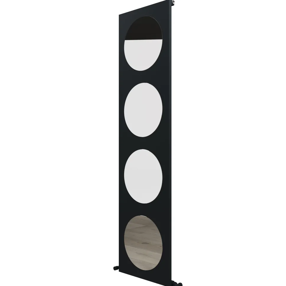 Carisa Circles Aluminium Vertical Mirror Radiator