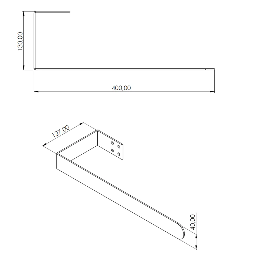 Carisa C Type Radiator Towel Holder