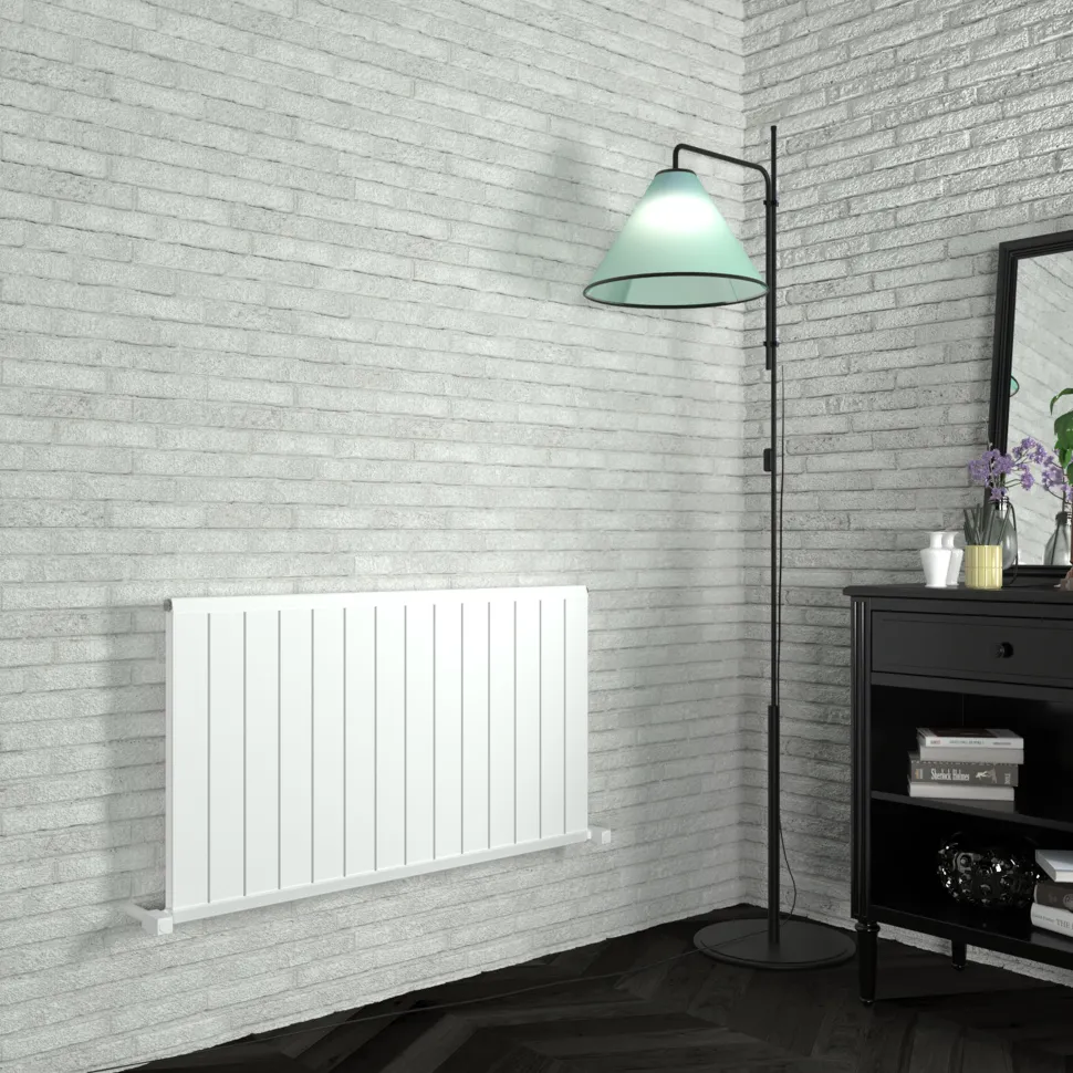 Carisa Elite Flat Panel Textured Horizontal Aluminium Radiator