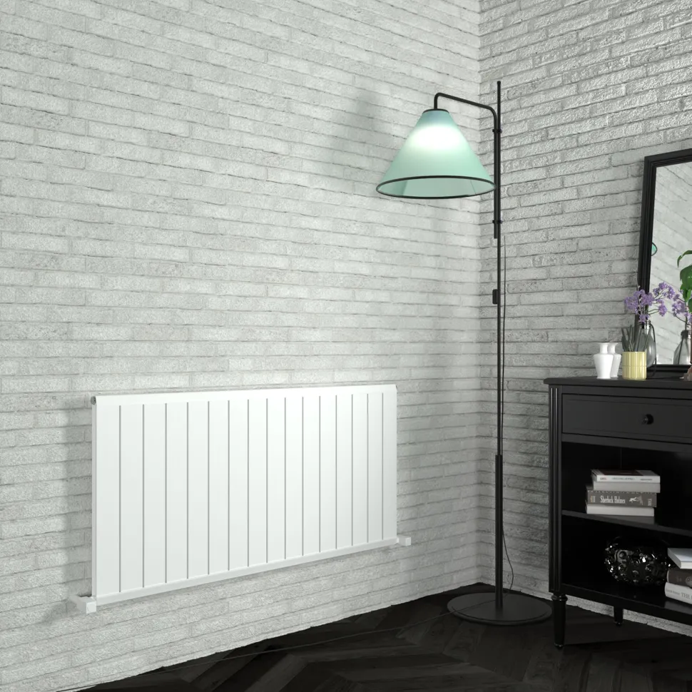 Carisa Elite Flat Panel Textured Horizontal Aluminium Radiator