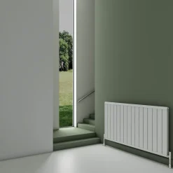Carisa Elite Flat Panel Textured Horizontal Aluminium Radiator