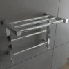 Carisa Etage Chrome Plated Steel Heated Towel Shelf & Rail - 350 x 500mm