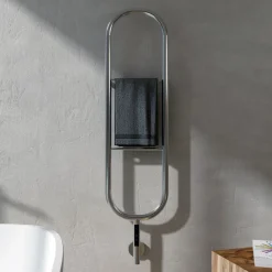 Carisa Felix Electric Stainless Steel Designer Heated Towel Rail