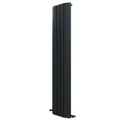 Carisa Gaia Oval Single Panel Vertical Aluminium Radiator