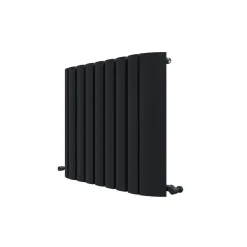 Carisa Gaia Oval Single Panel Horizontal Aluminium Radiator