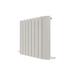 Carisa Gaia Oval Single Panel Horizontal Aluminium Radiator