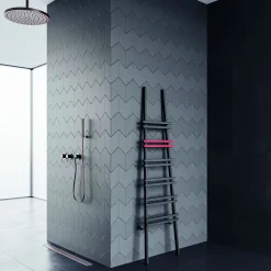 Carisa Jacobs Floor Mounted Ladder Aluminium Heated Towel Rail - 2000 x 535mm