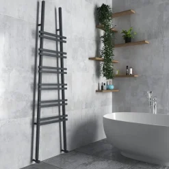 Carisa Jacobs Wall Mounted Ladder Aluminium Heated Towel Rail - 2000 x 535mm