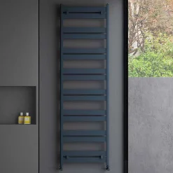Carisa Ligne Flat Panel Aluminium Heated Towel Rail