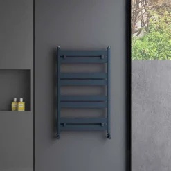 Carisa Ligne Flat Panel Aluminium Heated Towel Rail