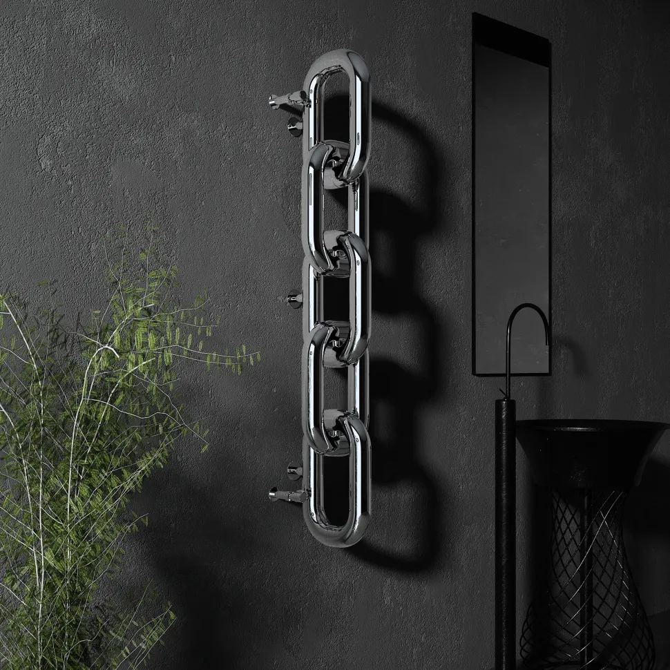 Carisa Link Vertical Stainless Steel Designer Radiator