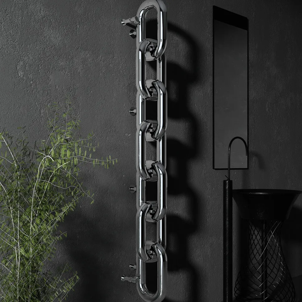 Carisa Link Vertical Stainless Steel Designer Radiator