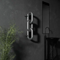 Carisa Link Vertical Stainless Steel Designer Radiator
