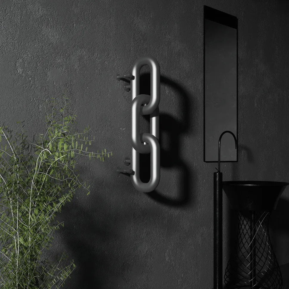 Carisa Link Vertical Stainless Steel Designer Radiator
