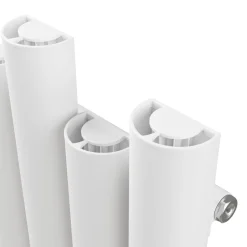 Carisa Motion Single Oval Panel Vertical Aluminium Radiator