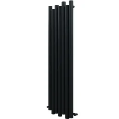 Carisa Motion Single Oval Panel Vertical Aluminium Radiator