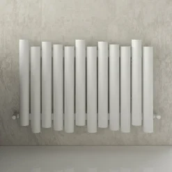 Carisa Motion Single Oval Panel Horizontal Aluminium Radiator
