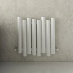 Carisa Motion Single Oval Panel Horizontal Aluminium Radiator