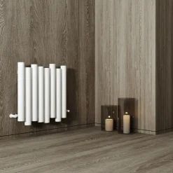 Carisa Motion Single Oval Panel Horizontal Aluminium Radiator