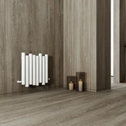 Carisa Motion Single Oval Panel Horizontal Aluminium Radiator