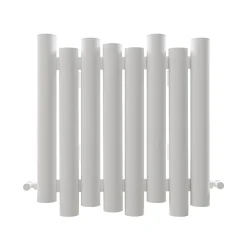 Carisa Motion Single Oval Panel Horizontal Aluminium Radiator