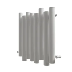 Carisa Motion Single Oval Panel Horizontal Aluminium Radiator