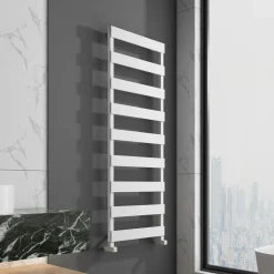 Carisa Ninova Bath Aluminium Ladder Heated Towel Rail