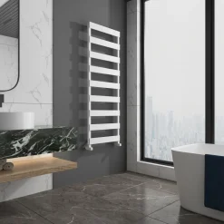 Carisa Ninova Bath Aluminium Ladder Heated Towel Rail