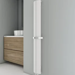 Carisa Nixie Bath Designer Aluminium Vertical Radiator & Towel Rail