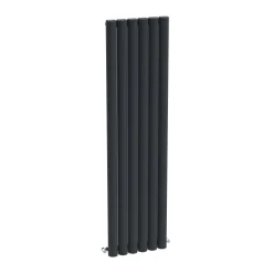 Carisa Otto Oval Single Panel Vertical Aluminium Radiator