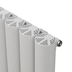 Carisa Otto Oval Single Panel Vertical Aluminium Radiator