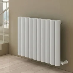 Carisa Otto Oval Single Panel Horizontal Aluminium Radiator