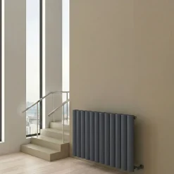 Carisa Otto Oval Single Panel Horizontal Aluminium Radiator