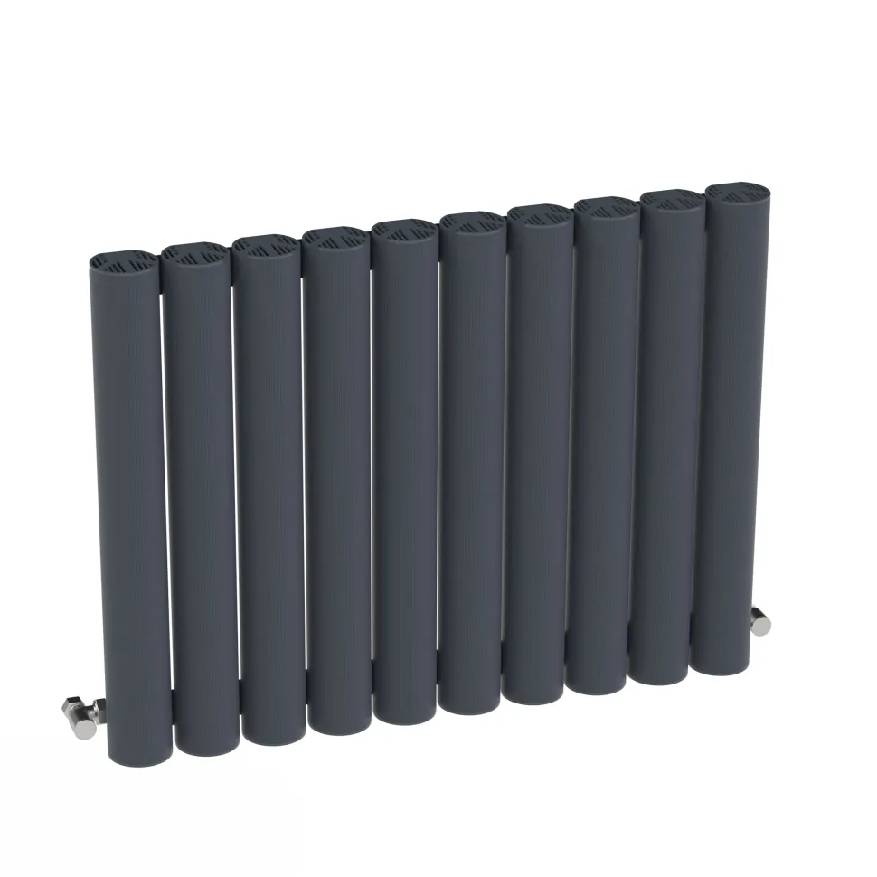 Carisa Otto Oval Single Panel Horizontal Aluminium Radiator