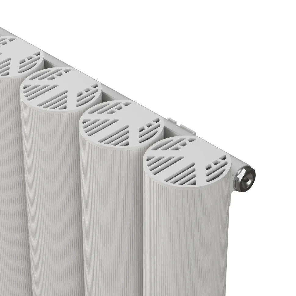 Carisa Otto Oval Single Panel Horizontal Aluminium Radiator