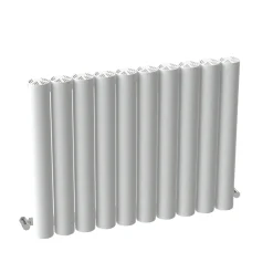 Carisa Otto Oval Single Panel Horizontal Aluminium Radiator