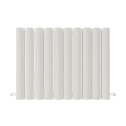 Carisa Otto Oval Single Panel Horizontal Aluminium Radiator