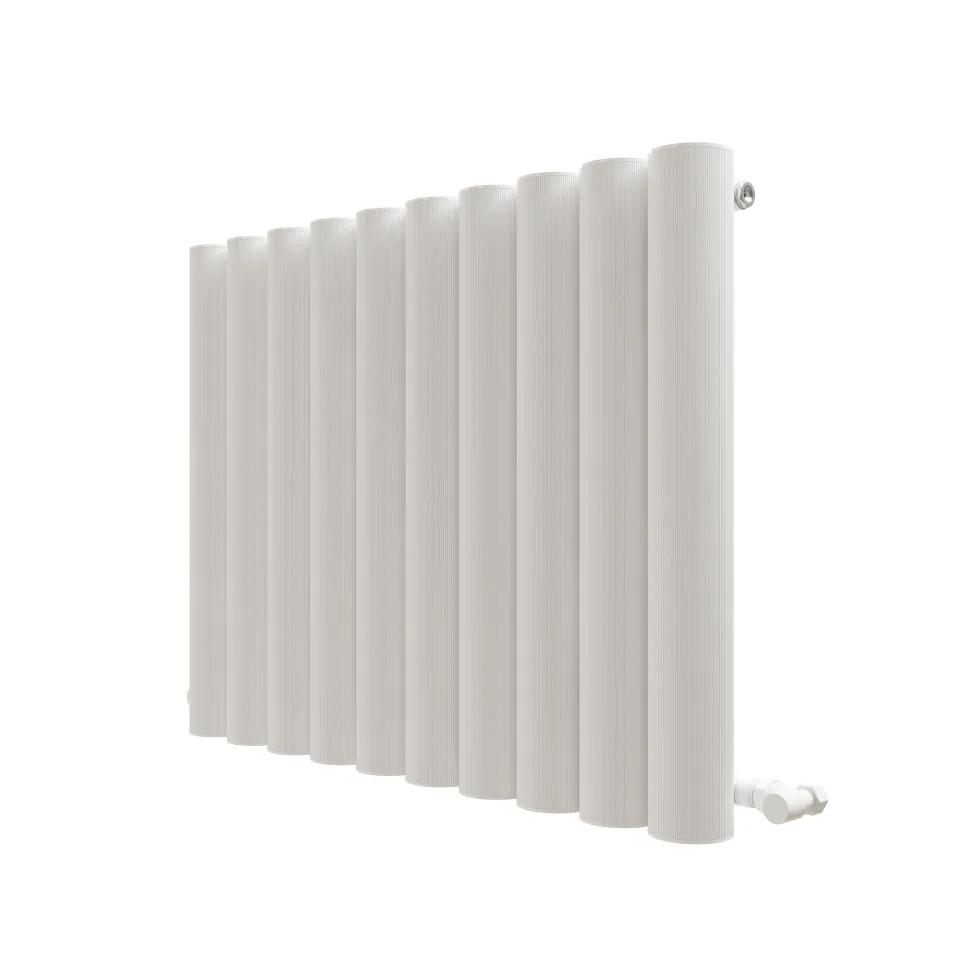 Carisa Otto Oval Single Panel Horizontal Aluminium Radiator