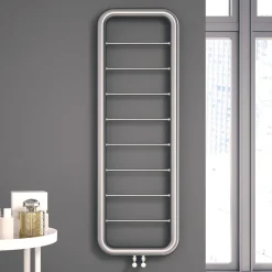 Carisa Paros Stainless Steel Designer Ladder Heated Towel Rail