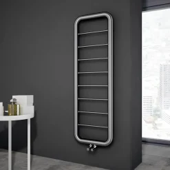 Carisa Paros Stainless Steel Designer Ladder Heated Towel Rail