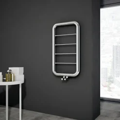 Carisa Paros Stainless Steel Designer Ladder Heated Towel Rail