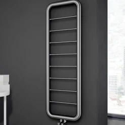 Carisa Paros Stainless Steel Designer Ladder Heated Towel Rail