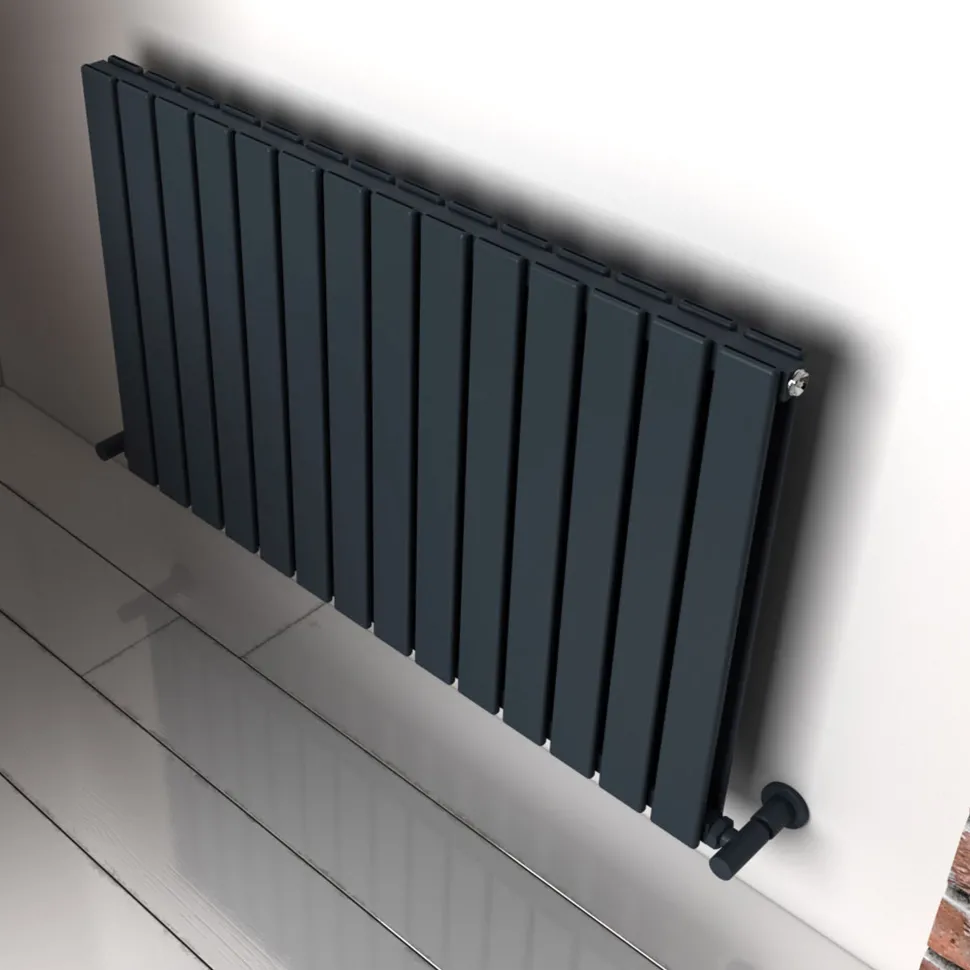 Carisa Plata Double Panel Horizontal Aluminium Radiator