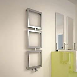 Carisa Ruma Stainless Steel Designer Heated Towel Rail