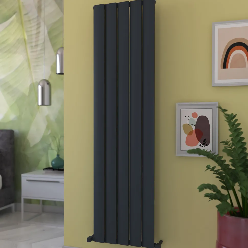 Carisa Step Vertical Single Panel Aluminium Radiator