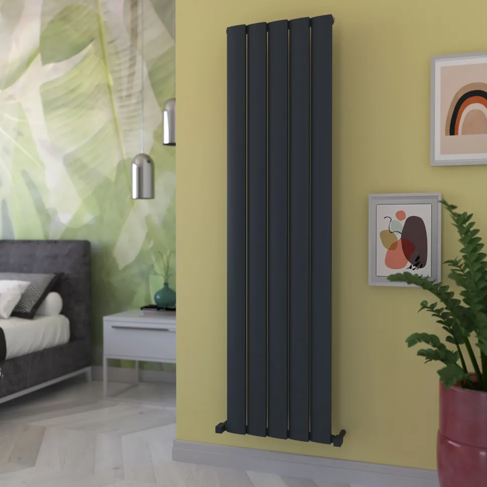 Carisa Step Vertical Single Panel Aluminium Radiator