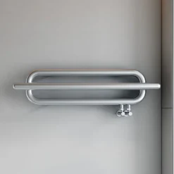 Carisa Swing Stainless Steel Designer Heated Towel Rail