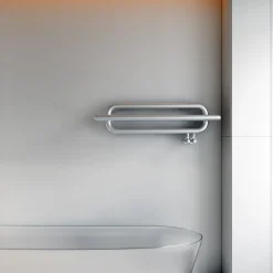 Carisa Swing Stainless Steel Designer Heated Towel Rail